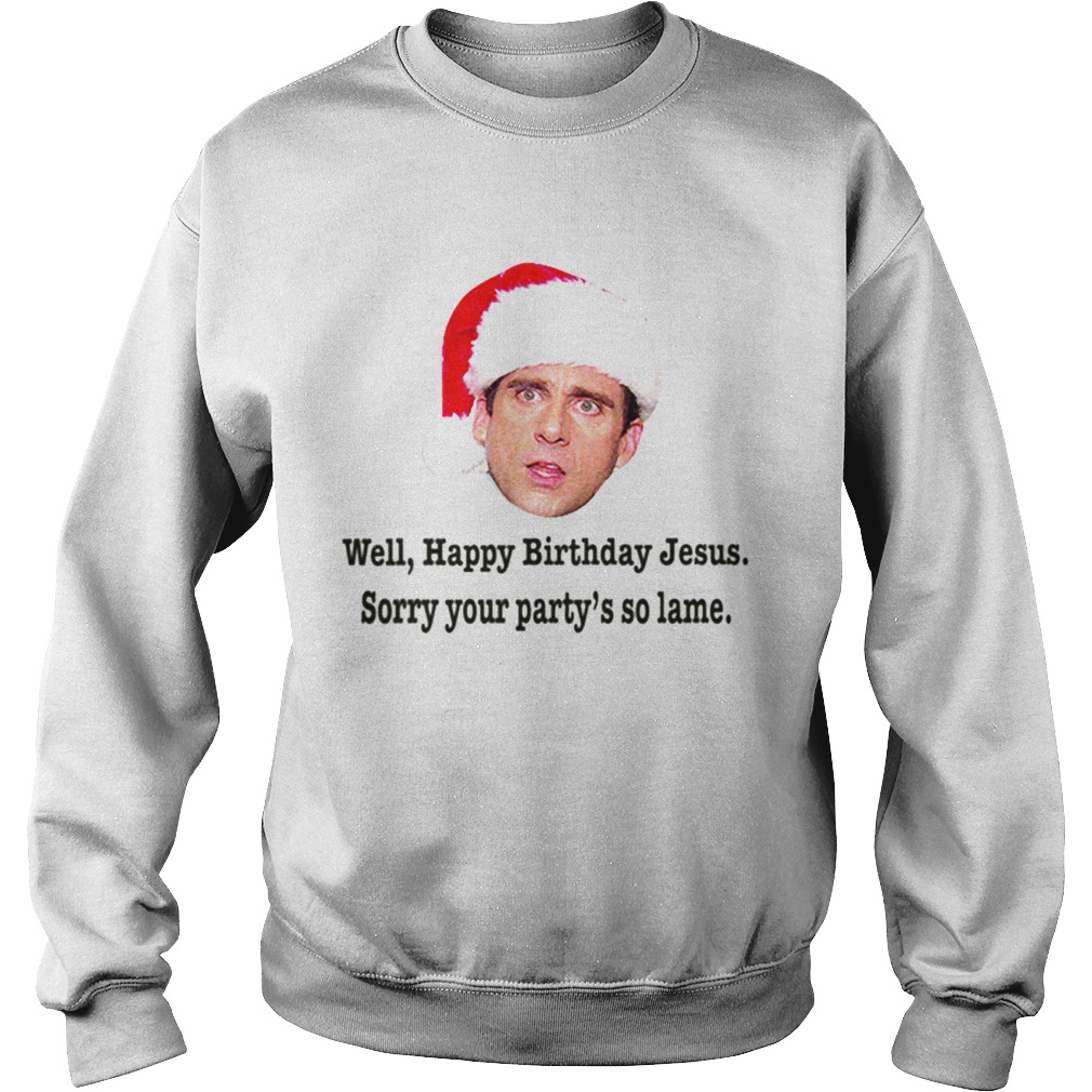 Happy birthday jesus the clearance office sweater