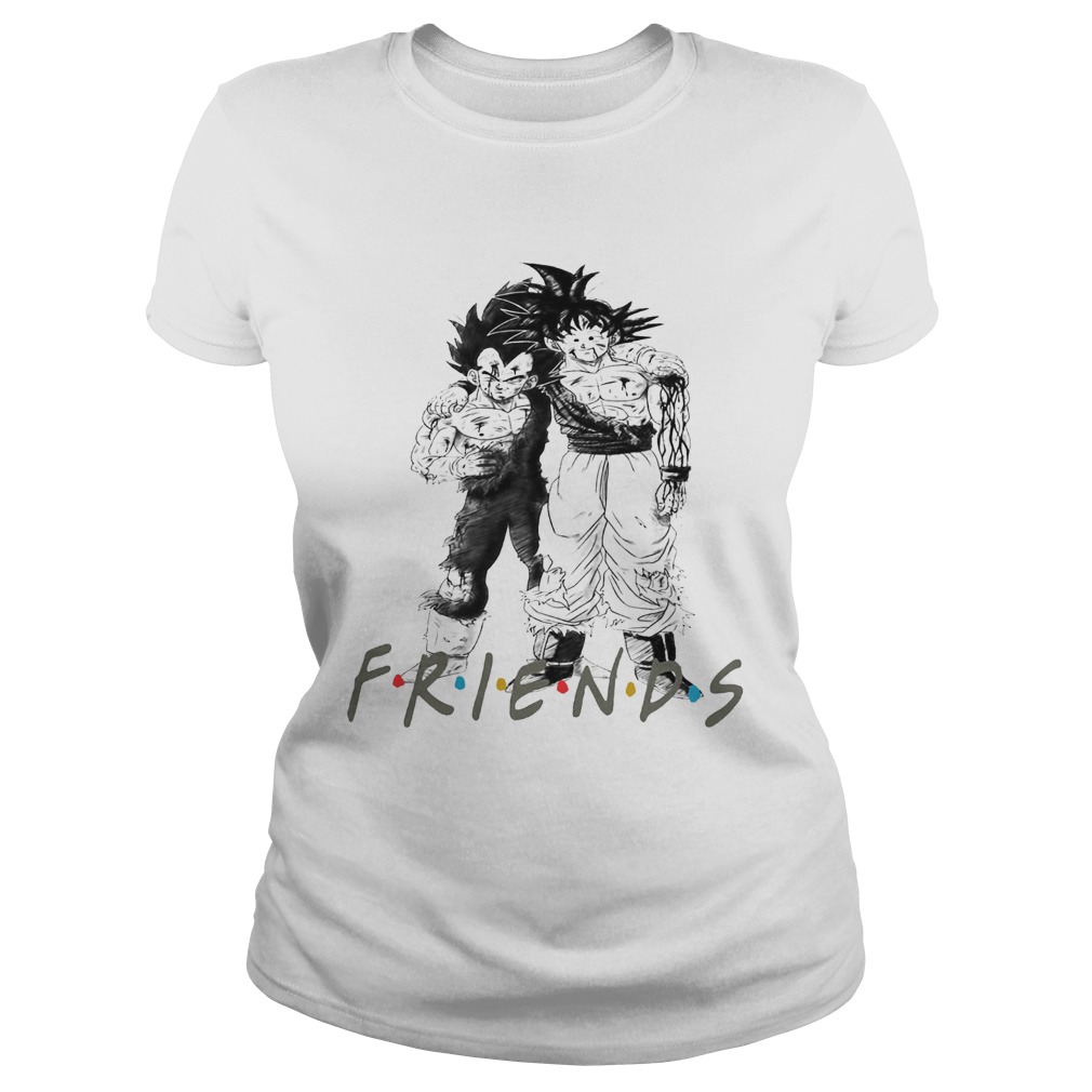 Friends Tv Show Goku and Vegeta shirt - T Shirt Classic
