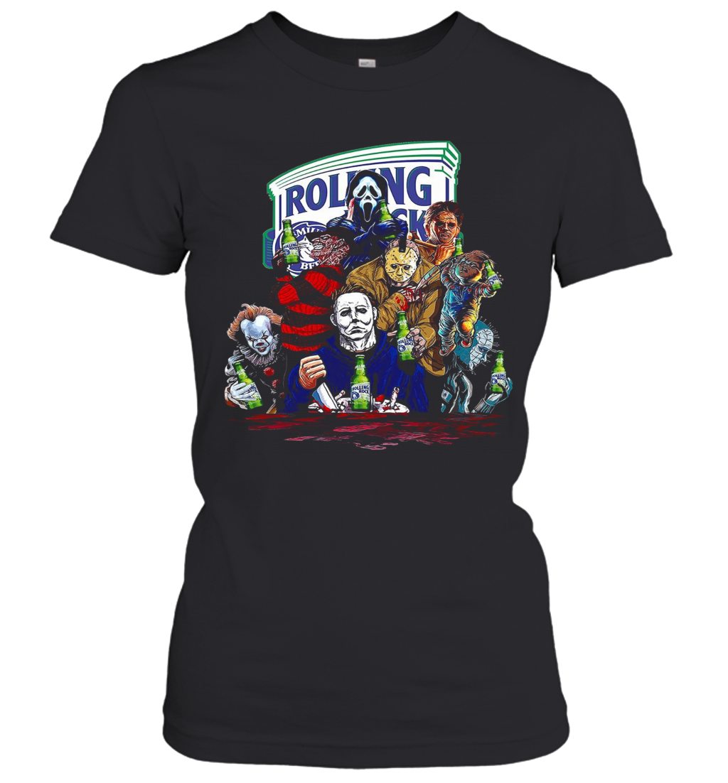 Horror Character Rolling Rock T-Shirt - Shirt Classic