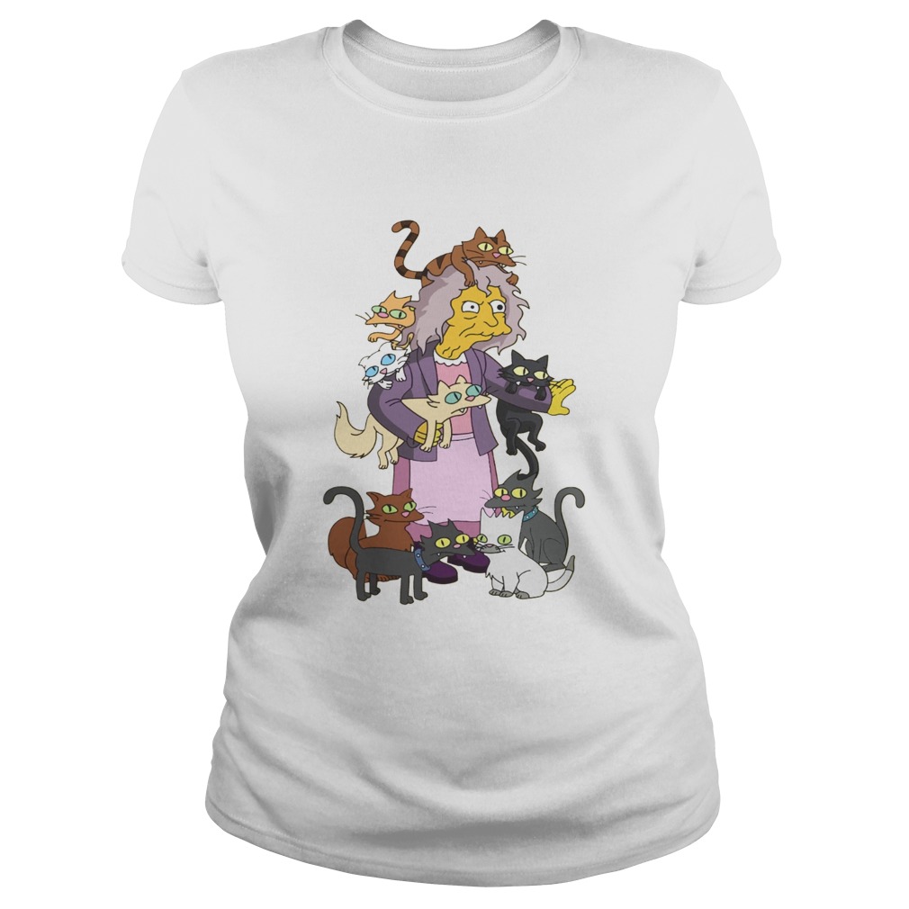 tredobbelt uafhængigt bue Simpsons Crazy Cat Lady shirt - T Shirt Classic
