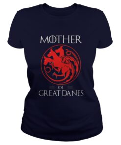 Ladies Tee Mother Of Great Danes Shirt