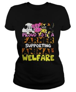 Proud to be a farmer supporting animal welfare shirt