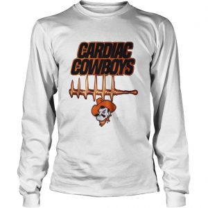 Cardiac cowboys football Heart beats LongsLeeve Tee