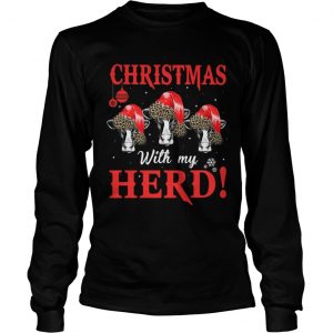 Christmas with my Herd cows LongsLeeve Tee