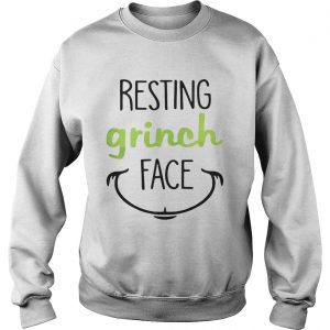 Grinch Bring resting Grinch face Sweatshirt
