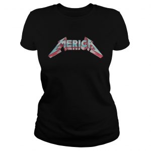  Metal Merica Ladies Tee