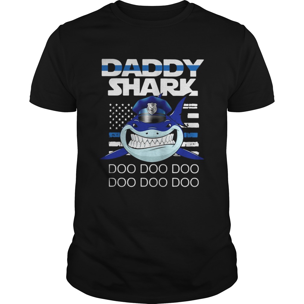 Police Daddy shark doo doo doo doo doo doo doo shirt