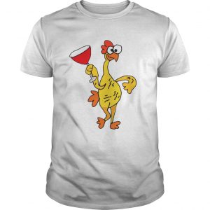 Rubber Chicken Dancing With Red Wine Glass Guys