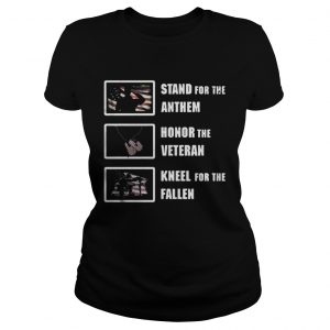 Stand For The Anthem Honor The Veteran Ladies Tee