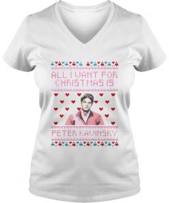 All I Want For Christmas Is Peter Kavinsky Christmas Vneck