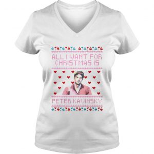 All I Want For Christmas Is Peter Kavinsky Christmas Vneck
