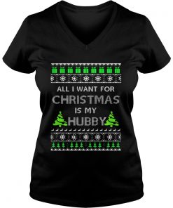 All I want for Christmas is my Wifey sweat Vneck