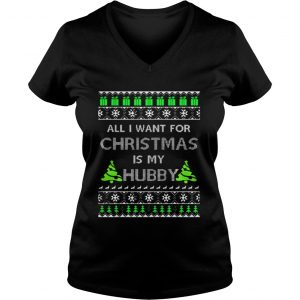 All I want for Christmas is my Wifey sweat Vneck