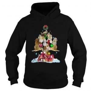 American Cocker Spaniel Christmas Tree Hoodie