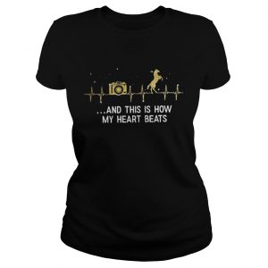 And this is how my heart beats Ladies Tee