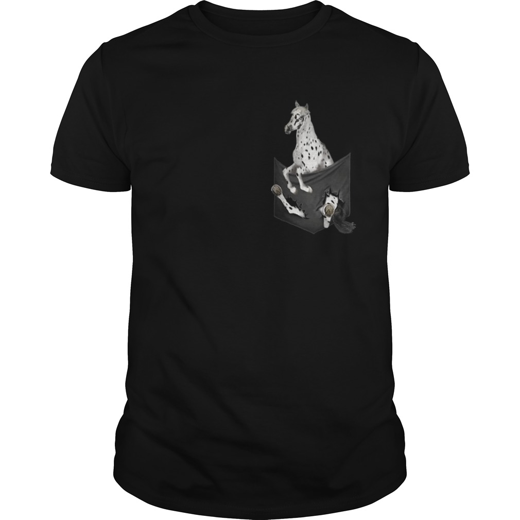 Appaloosa Horse in pocket shirt