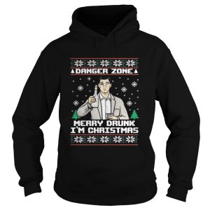 Archer a danger zone merry drunk I’m Christmas Hoodie