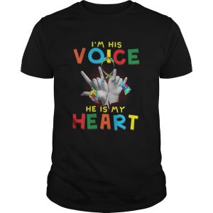 Autism I am his voice he is in my heart Guys