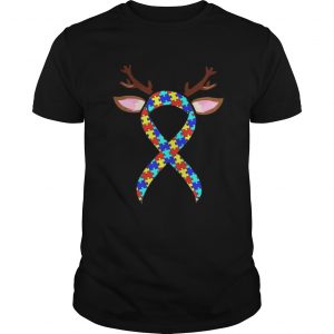 Autism Reindeer Ribbon Christmas Guys