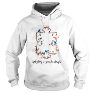 Autism mom everything is gonna be alright Hoodie