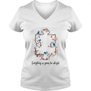 Autism mom everything is gonna be alright VNeck