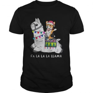 Baby Corgi and Fa la la la llama christmas Guys