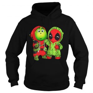 Baby Grinch and Deadpool Christmas Hoodie