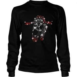 Ballet shoes glitter diamond christmas Longsleeve Tee