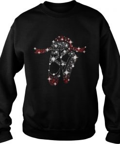 Ballet shoes glitter diamond christmas Sweatshirt