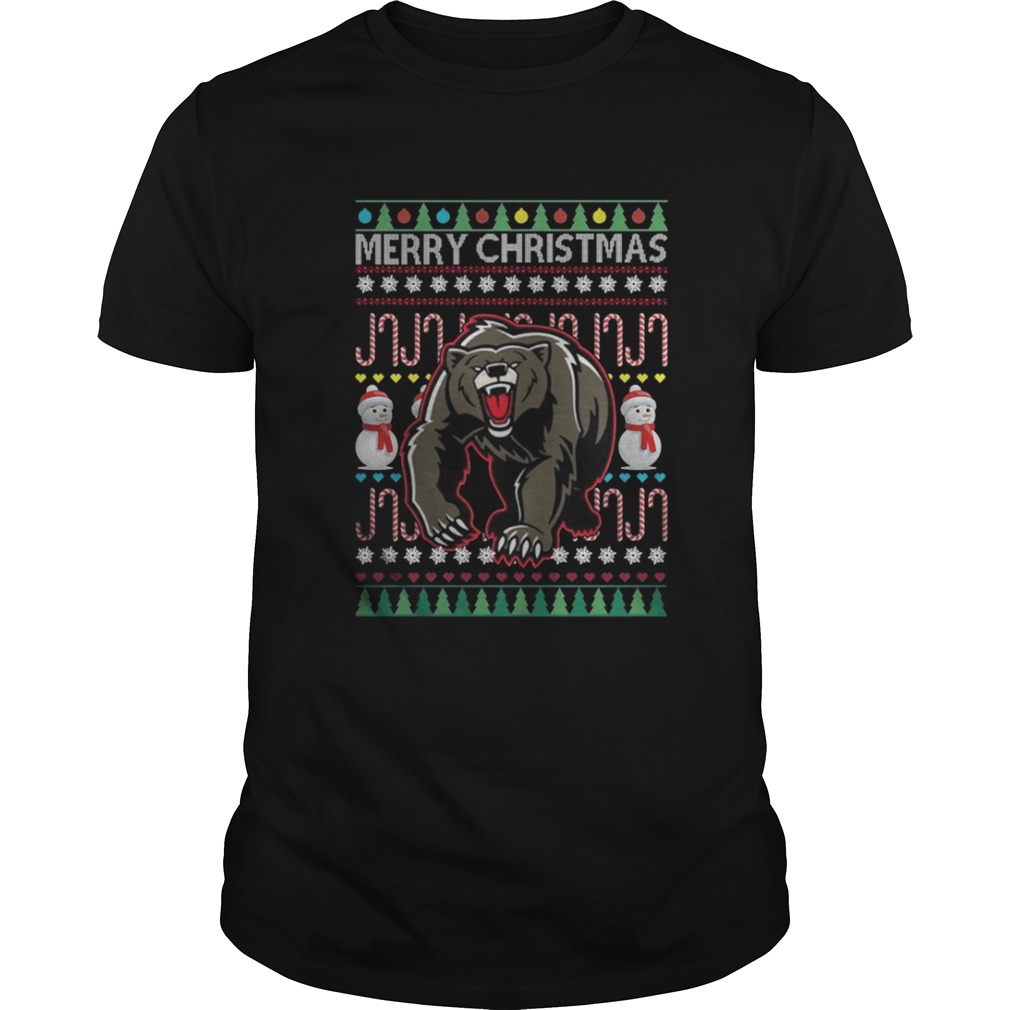 Bear Merry Christmas shirt