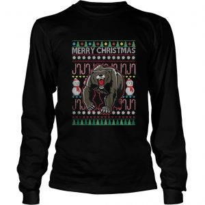 Bear Merry Christmas Longsleeve Tee