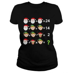 Bedmas Math Equation Math Teacher Christmas Sweat Ladies Tee