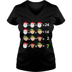 Bedmas Math Equation Math Teacher Christmas Sweat VNeck