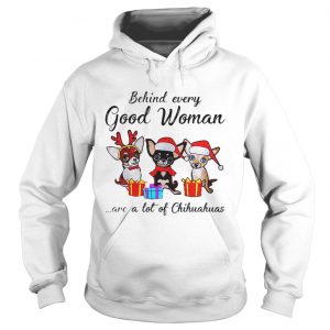 Behind every good woman are a lot of Chihuahuas Hoodie