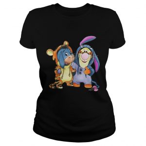 Best friends trade costumes Tigger and Eeyore Ladies Tee