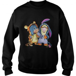 Best friends trade costumes Tigger and Eeyore Sweatshirt