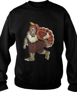 Bigfoot Turkey Thanksgiving Sweatshirt