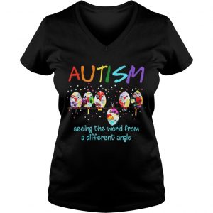 Bird Autism Seeing The World From A Different Angle Vneck