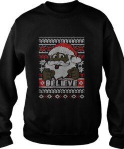 Black Santa Ugly Christmas Sweatshirt