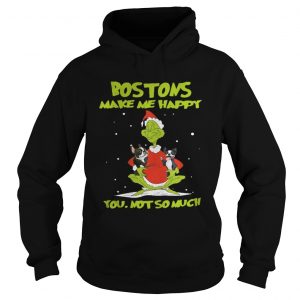Bostons Make Me Happy You Not So Much Hoodie