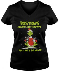 Bostons Make Me Happy You Not So Much Vneck