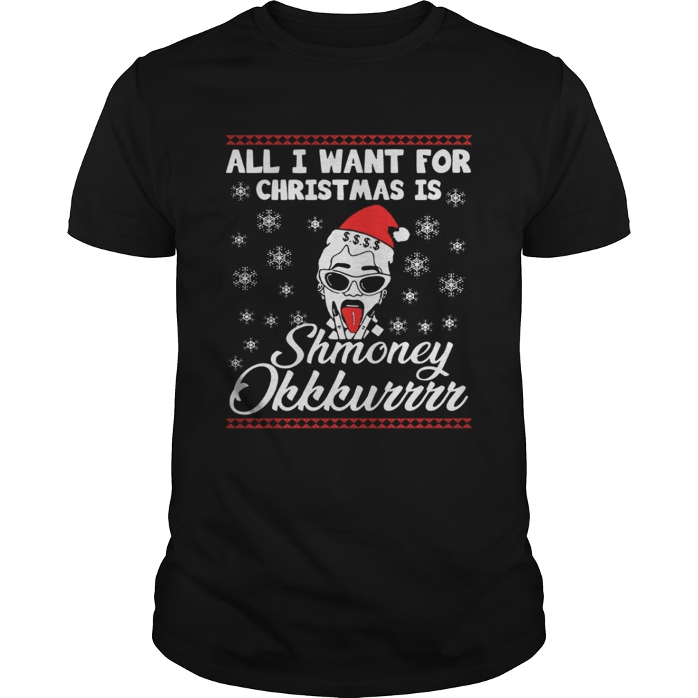 Cardi B All I want for Christmas Shmoney okkkurrrr sweatshirt