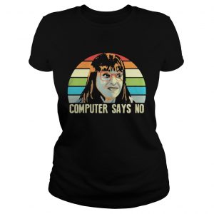 Carol Beer LGBT computer says no Ladies Tee