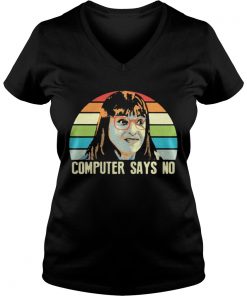 Carol Beer LGBT computer says no Vneck