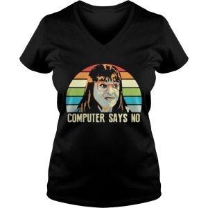 Carol Beer LGBT computer says no Vneck