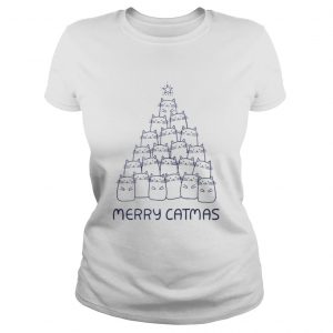 Cat Christmas Tree – Merry Catmas Ladies Tee