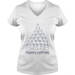 Cat Christmas Tree – Merry Catmas Vneck