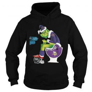 Chicago Bears Grinch toilet Minnesota Vikings Hoodie