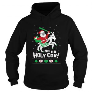 Chicago Cubs Santa world champ holy cow Hoodie