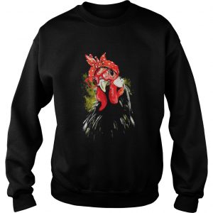 Chicken bow red head scarf Sweatshirt